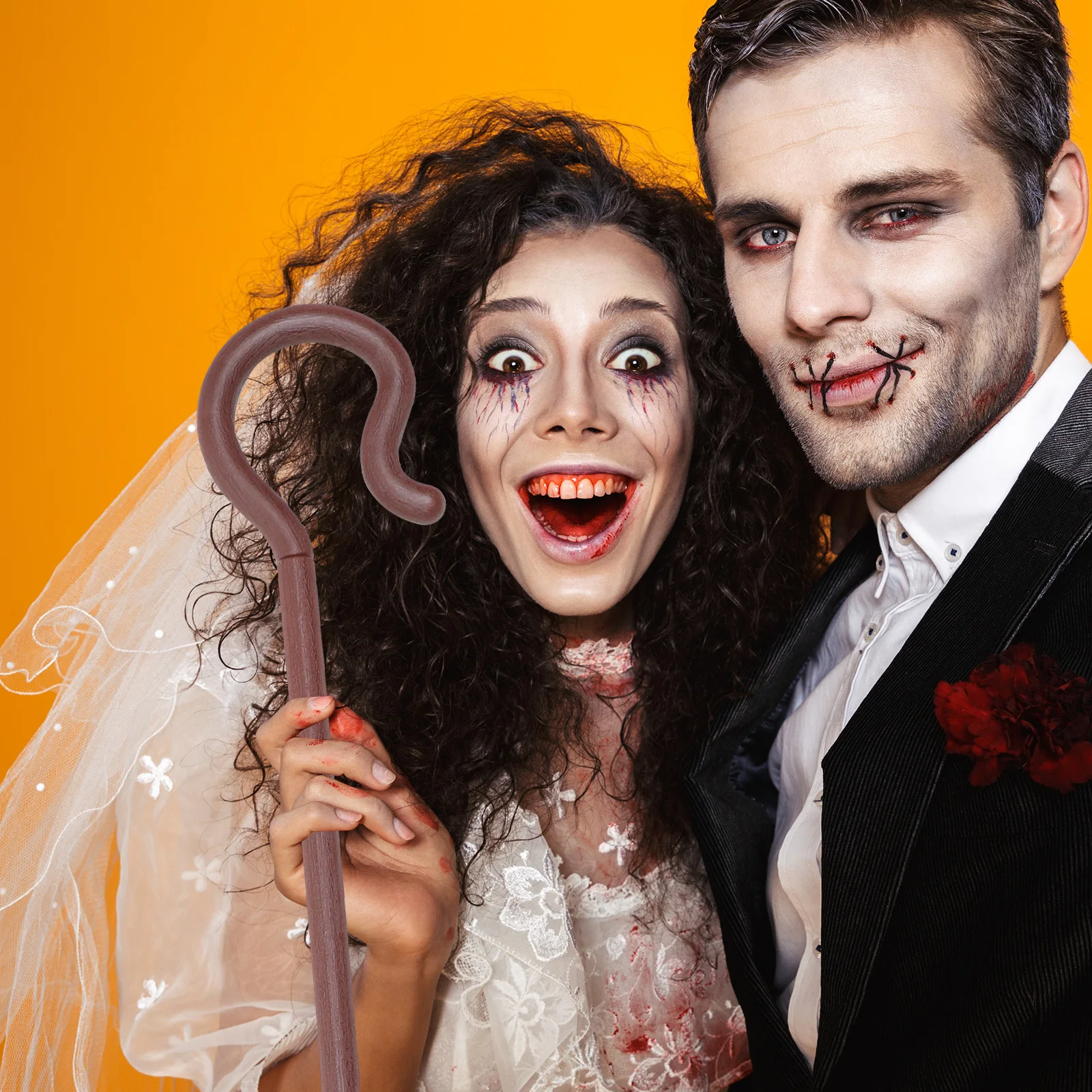 Halloween Cane Ägyptischer Stil Stab Zepter Langlebige dekorative Requisite für Party Cosplay Foto Halloween Zubehör