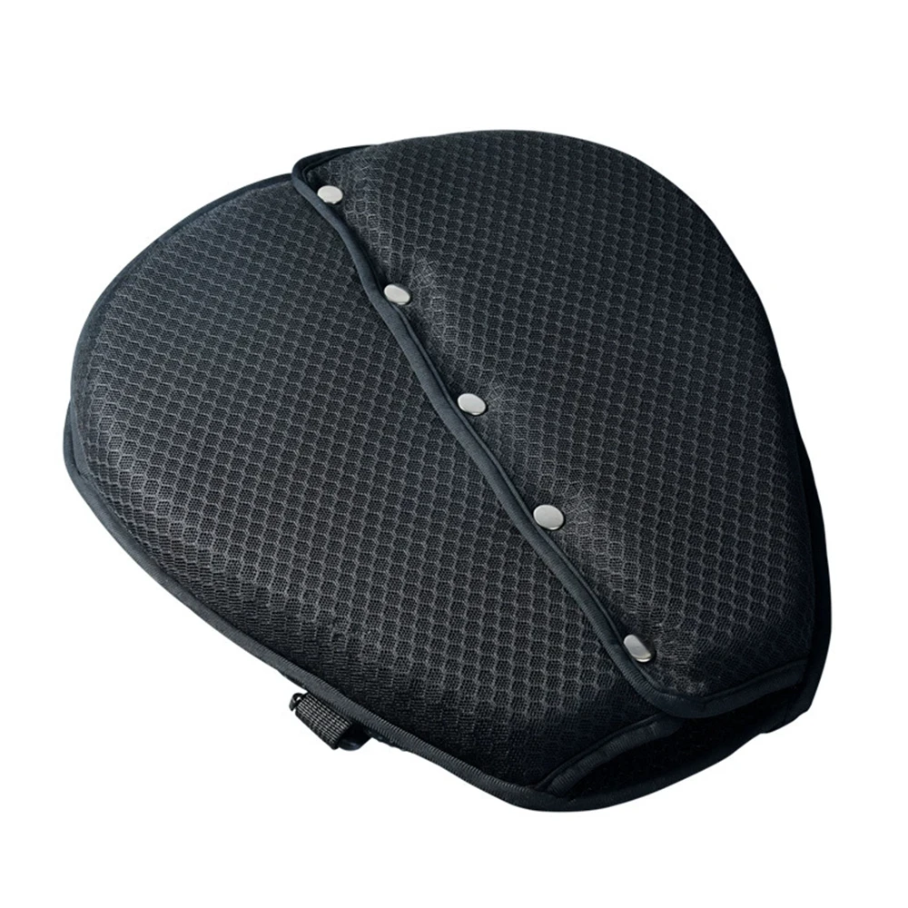 Motorcycle Seat Cushion Breathable Honeycomb Ventilation Holes Gel Air Cushion Pressure Relief Ride Seat Pad