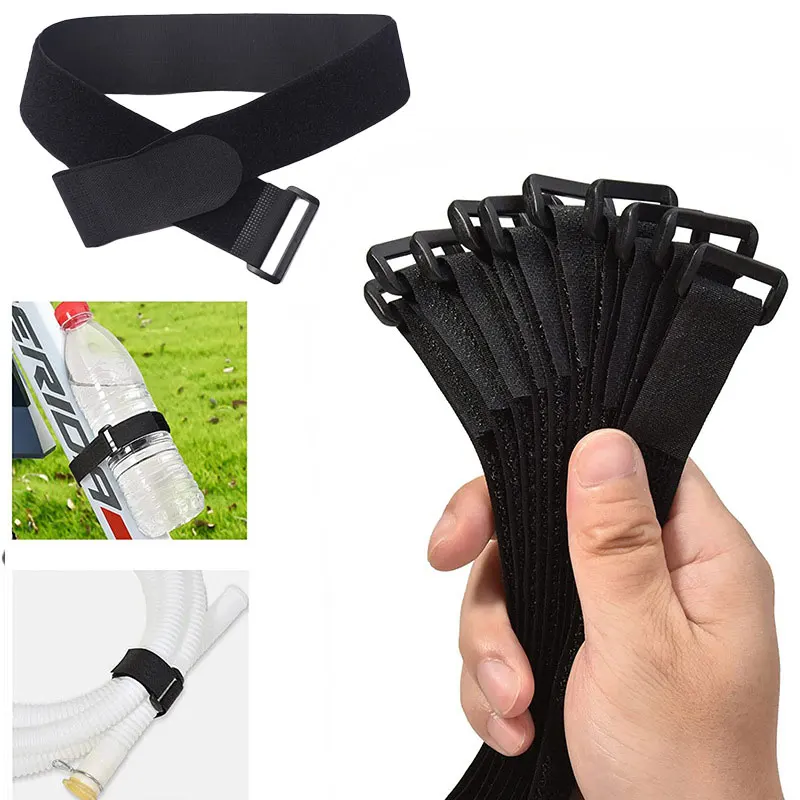 5pcs Reusable Hook Loop Fastener Strap Nylon Cable Ties for Cord Cinch DIY Manage Items Multipurpose  Accessories