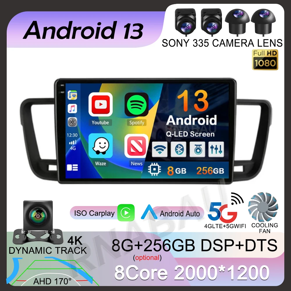 

Android 13 CarPlay Авто 4G + WiFi DSP для Peugeot 508 2011-2018 автомобильное радио мультимедийный видеоплеер навигация GPS стерео 2 din DVD