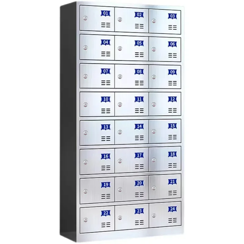 

Stainless steel canteen cupboard school sideboard restaurant staff lunch tray staff multi-door multi-grid lunch box locker