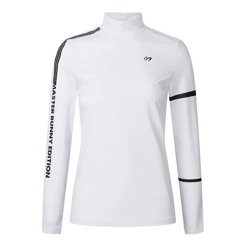 قميص جولف نسائي متعدد الاستخدامات، قميص برقبة دائرية سريع الجفاف وجيد التهوية مع عامل حماية من الأشعة فوق البنفسجية للدورة والارتداء الكاجوال