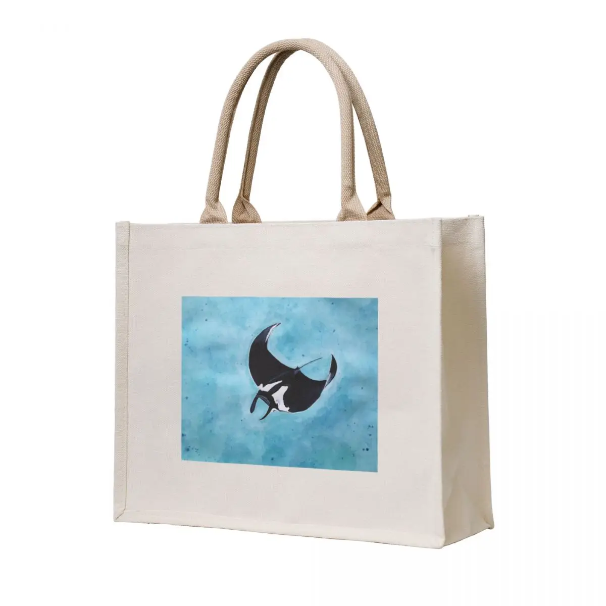 

Manta ray Tote Bag Women's beach bags Women's shopper university shopper bag reusable shopping bag