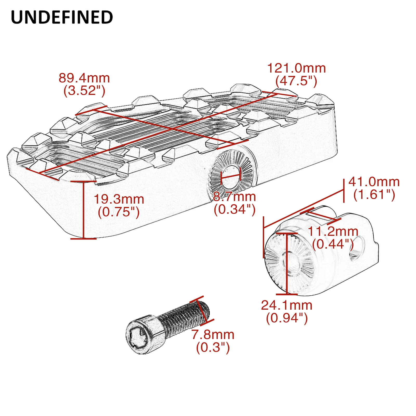 Motorcycle Floorboards Foot Pegs Footrests Pedals for Harley 2018+ Softail 2020+ LiveWire Aluminum Rider/Passenger Position