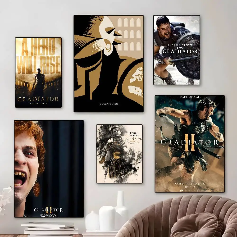 1 قطعة المصارع الفيلم الكلاسيكي المشارك الفن قماش HD الجمالية ورق الطباعة جدار الفن لغرفة المعيشة بار ديكور المنزل الموضة #2