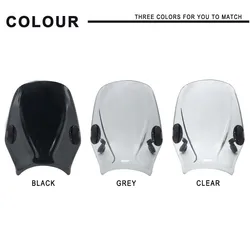 Universal  ABS Windshield  Motorcycle Windscreen For  GK 125 / GK 155 / GK 125X Zontes GK-125 GK-125X GK-155 