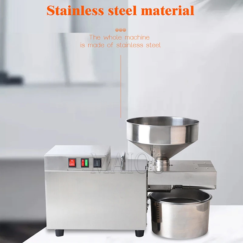 Automatic Oil Press Household FLaxseed Oil Extractor Peanut Oil Press Cold Press Oil Machine 1500W（max) oil extractor