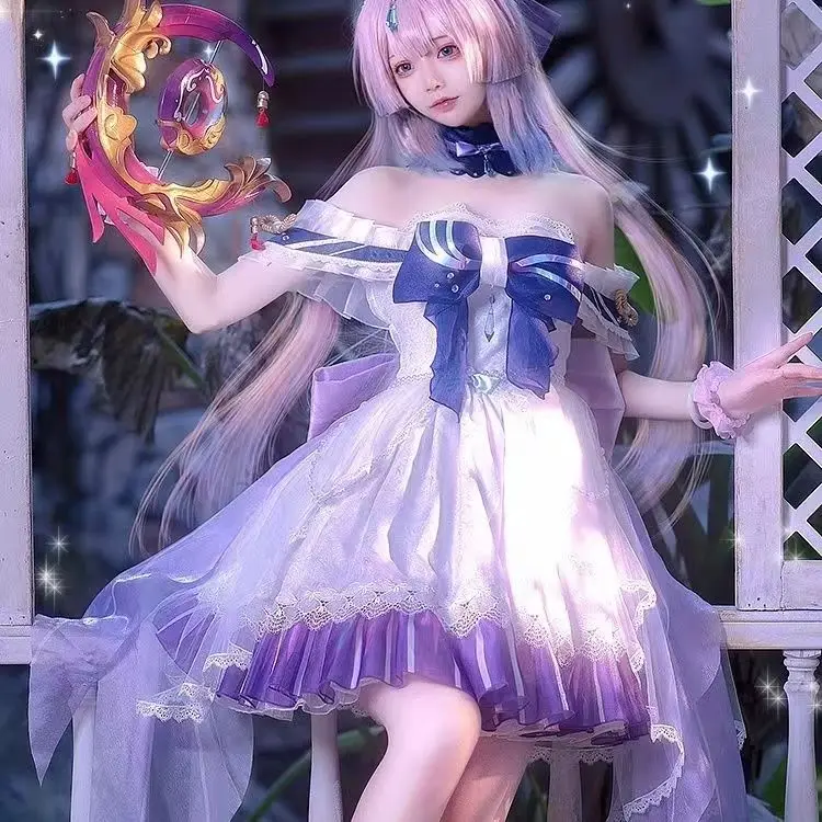 Genshin Impact Cosplay Costume Sangonomiya Kokomi Cosplay Women's Wear, 'Phantom Dream' Dress, Suitable for Halloween - view 2
