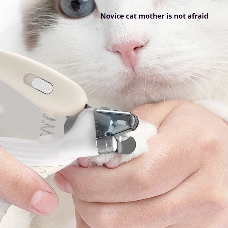 Cat Nail Clippers, Dog Nail Clippers, LED Illumination Bleeding, Safety Nail Clipping, Pet Grooming Products