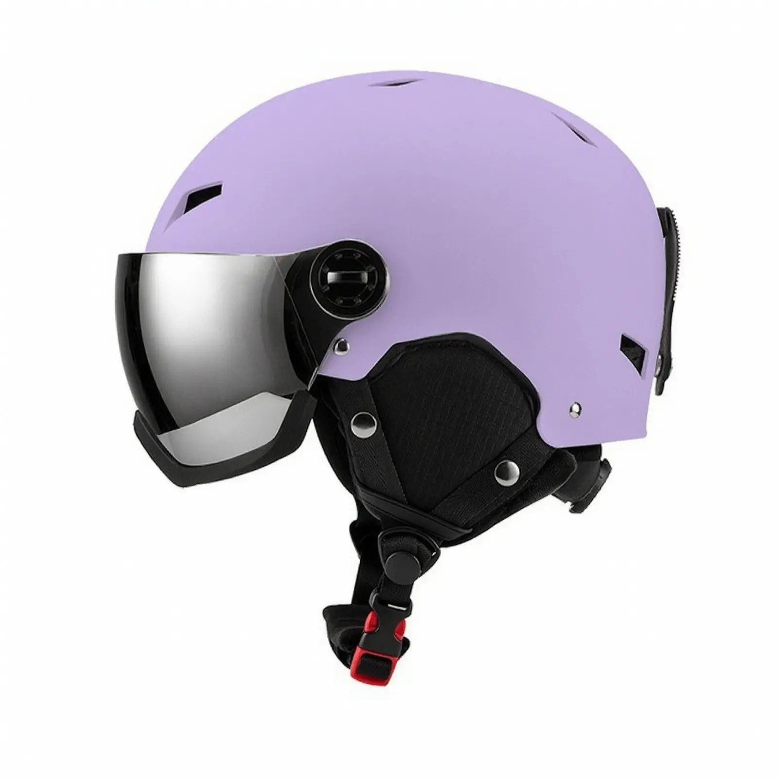 Snowboard Helmet with Face Shield ABS EPS Construction Ski Accessories for Outdoor Adventure