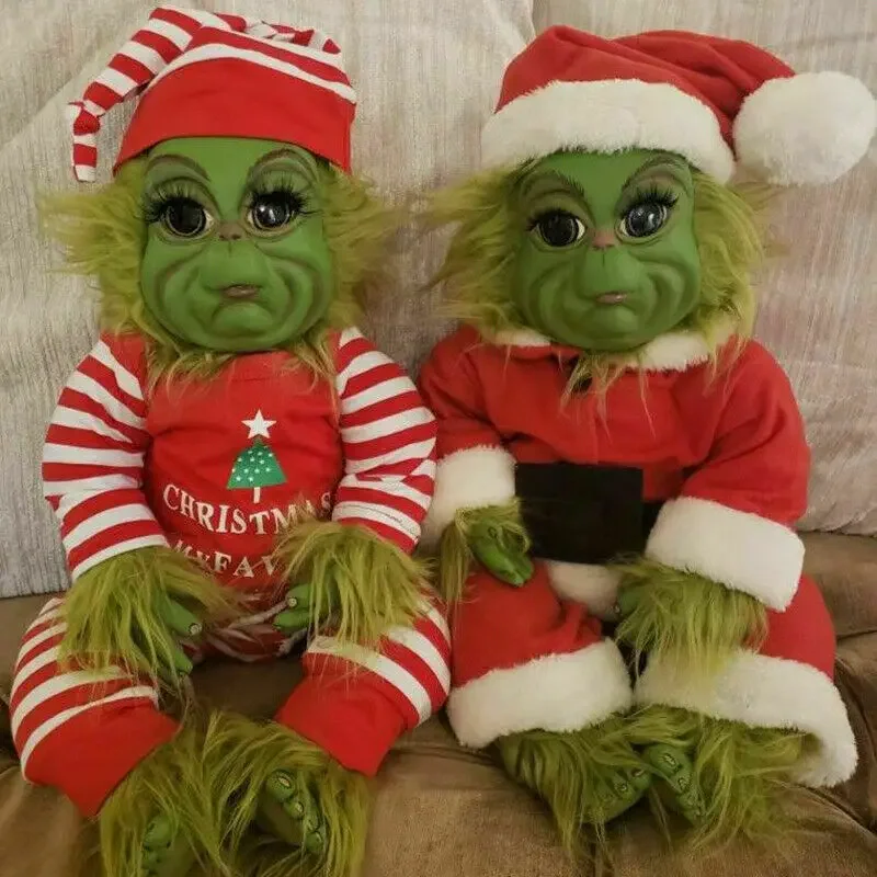 Christmas Dolls Cute Stuffed Plush Toy Room Decor Desktop Ornament Creative Adorable Holiday Decor Children Gift