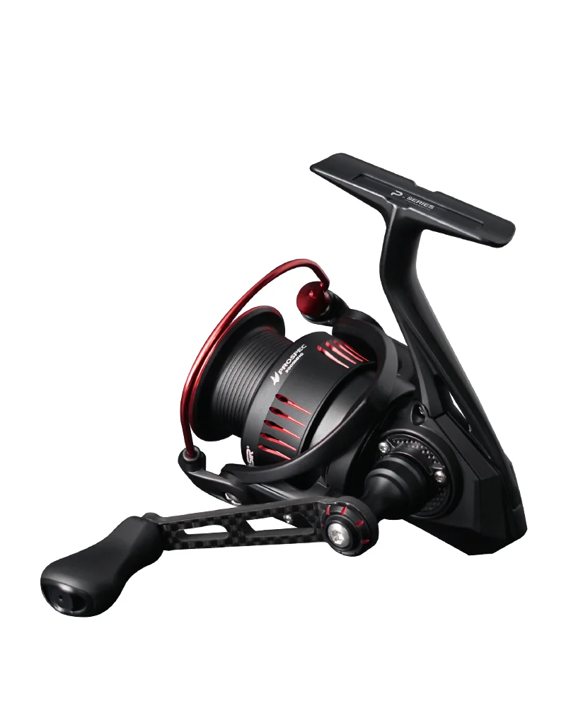 Seasir P-Series Prospec Kohlefaser-Spinnrolle, 9 kg, maximale Zugkraft 8 + 1BB, 5,2:1/6,2:1 Süßwasser-Salzwasser-Angelrolle – Detail 15