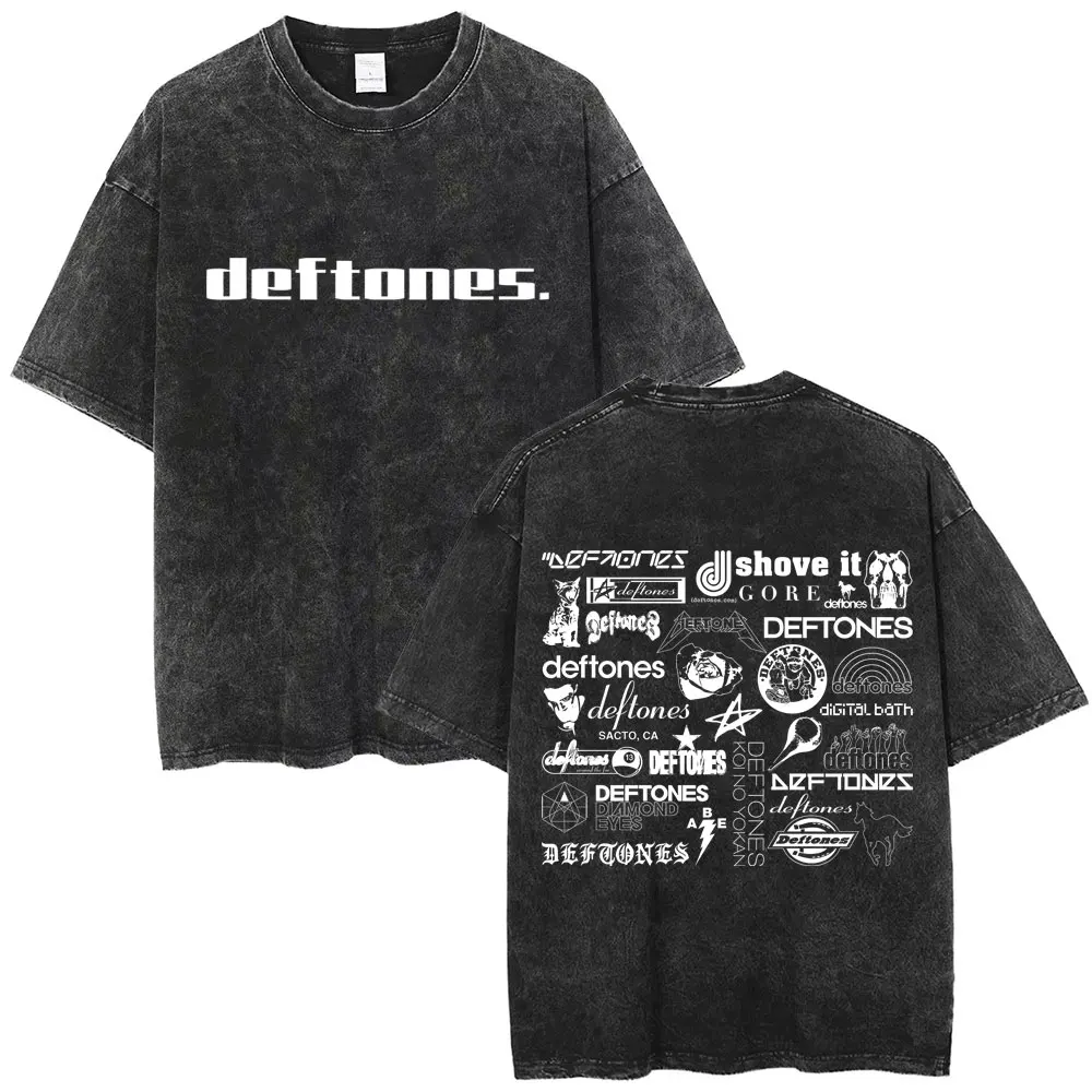 Washed Vintage Rock Band Deftones Private Music Tour 2026 T-shirt