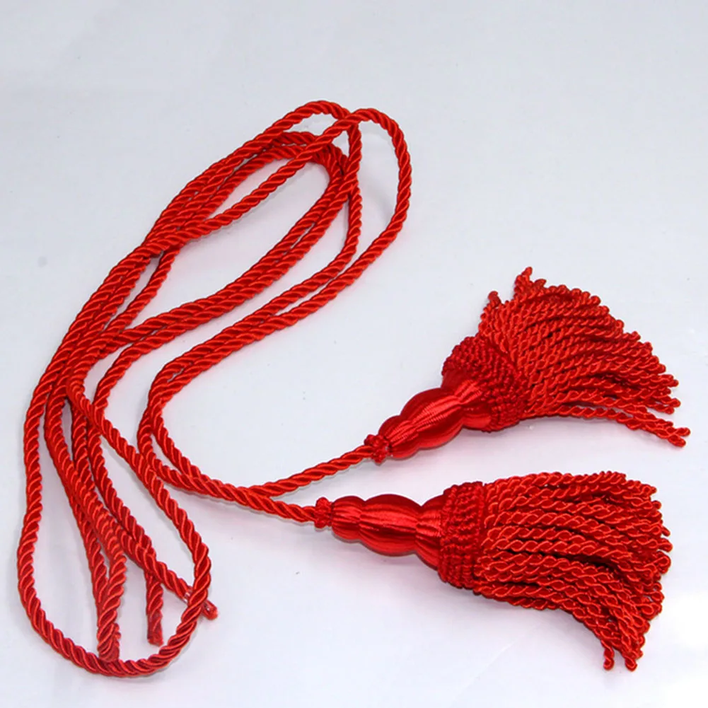 Acrylic Wool Bugle Cord Protected Hand Rope for Bb Brass Instruments Features Fringe Detail for Enhanced Style
