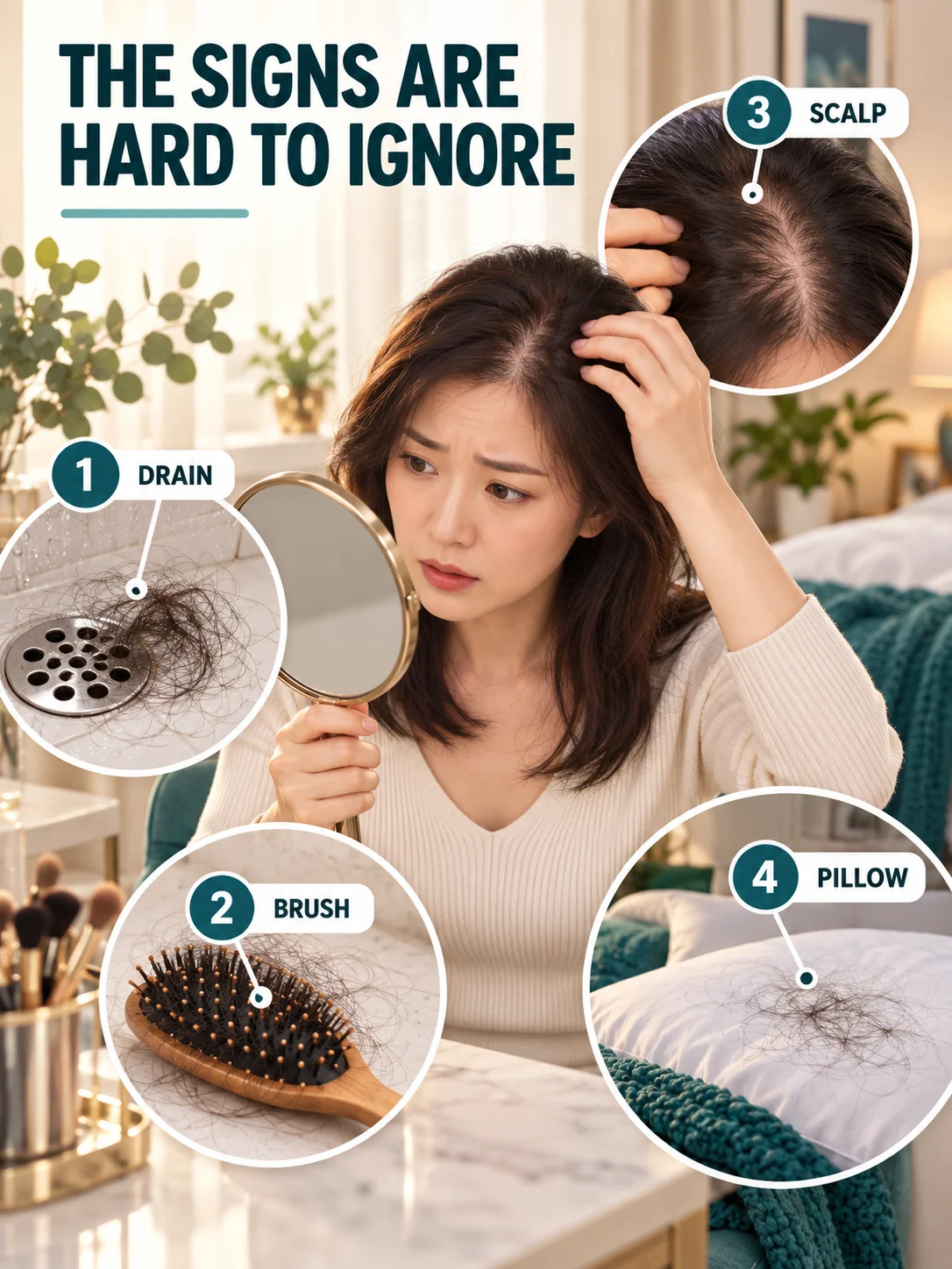 From Visible Scalp to a Lush Crown Hair Care Essence for Men and Women