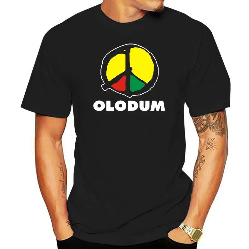 New OLODUM Logo Brazilian Music Concert Men's Black T-Shirt S M L XL 2XL 3XL Summer Short Sleeves Cotton T Shirt Fashion