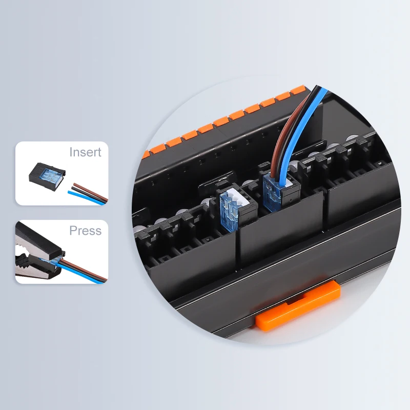 ENMG PLC Sensor Terminal Block ESTB Proximity Switch Distribution Row 2-wire 3-wire NPN/PNP both 4 8 12 32way No Strip Terminals