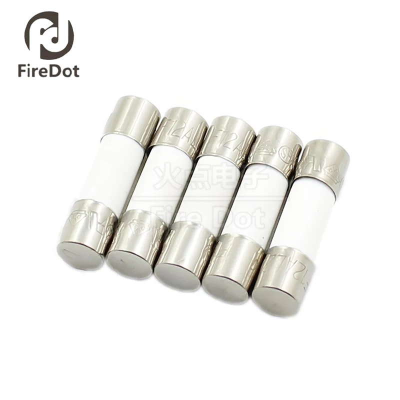 100 pieces/1 box 5*20mm ceramic fuse tube 250V fuse 1A 1.25A 1.5A 1.6A 2A 2.5A 3A 3.15A 4A 5A 6A 8A 10A 12A 15A 16A 20A 25A 30A