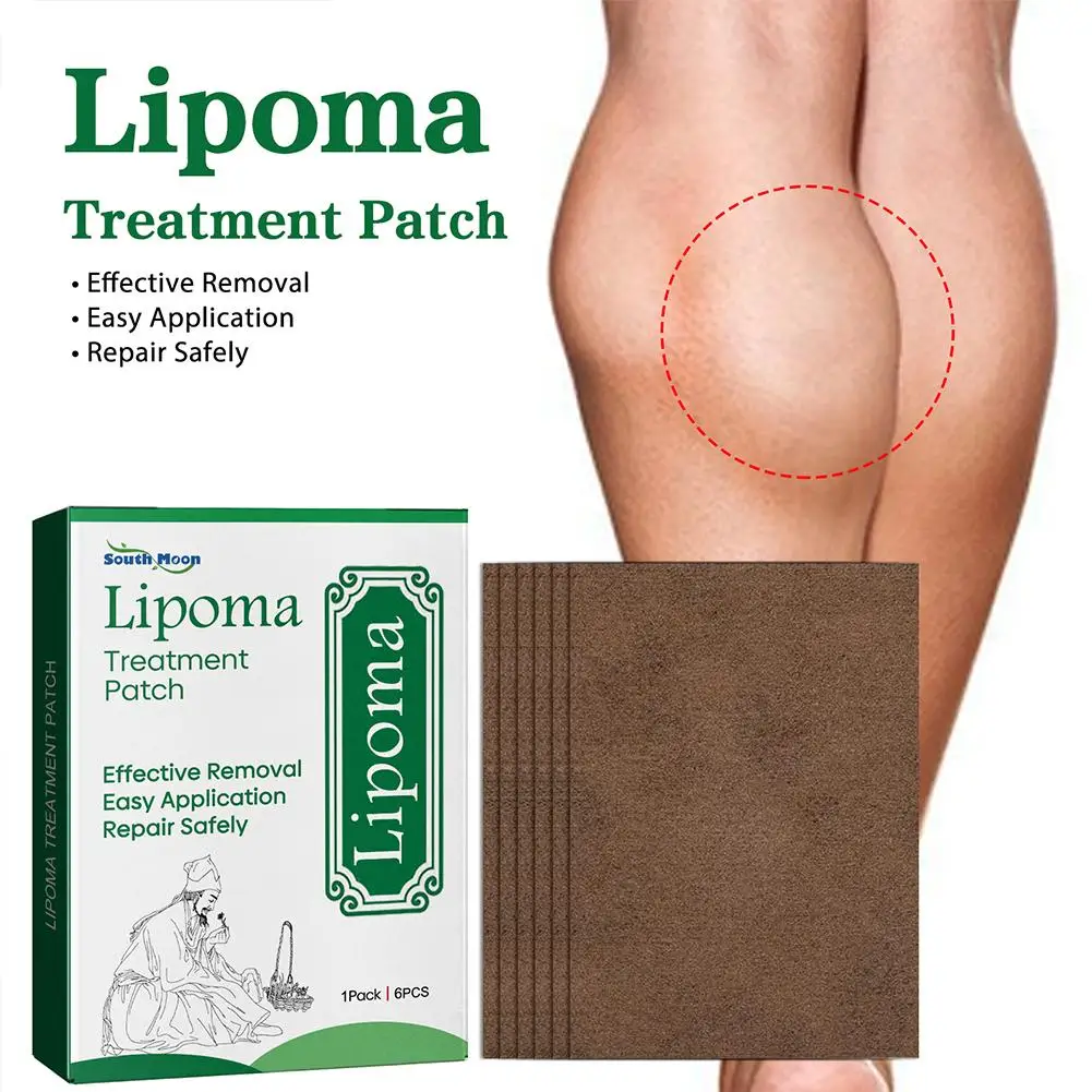 Lipoma Removal Patches Medical Plaster Fat Lump Nodular Discomfort Treatment Chest Neck Lymph Detoxs Sticker 6pcs