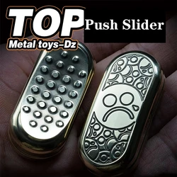 Dz TOP B Slap Coin Push Slider Fingertip Gyro Mechanical Structure Adult Toy Decompression EDC Best Fidget Toys Magnetic Slider