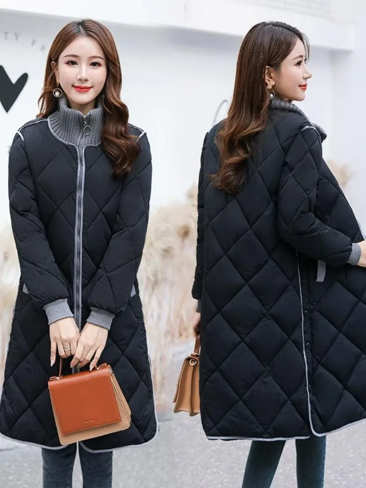 Sli Cotton Jaet Gilet interno leggero di media lunghezza da donna Slim Fit Versione coreana Faionable Autunno Inverno Nuovo arrivo