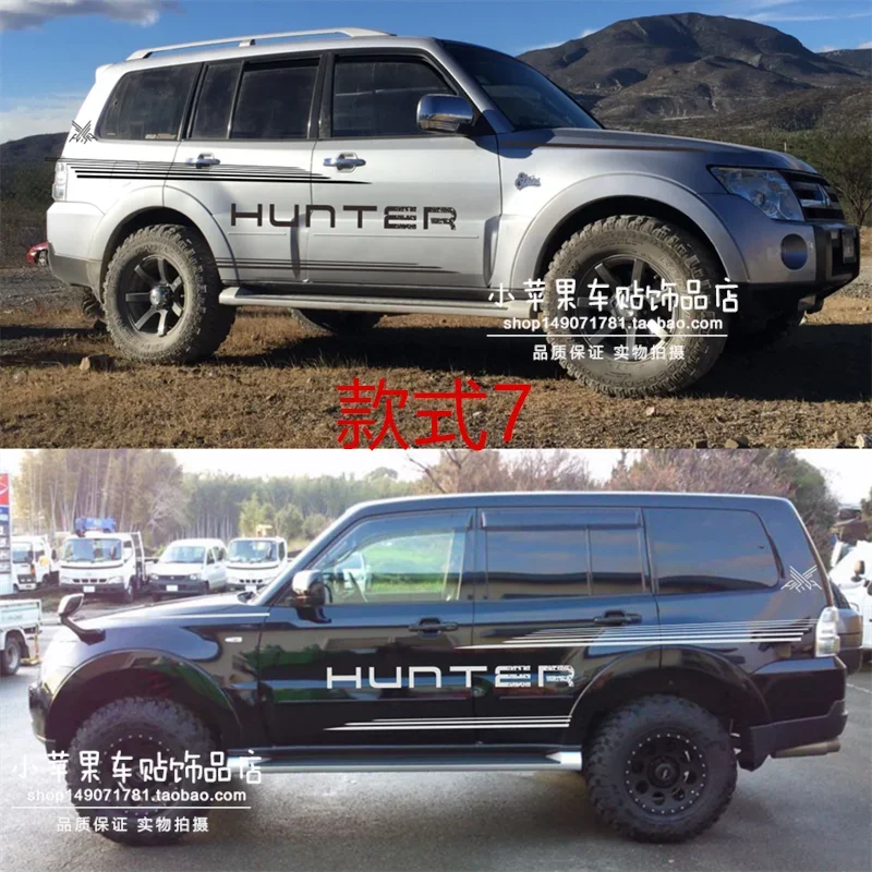 

Автомобильные наклейки для Mitsubishi Pajero SPORT Montero V93 V97 V73, украшение кузова, креативная модифицированная пленка, наклейка, аксессуары