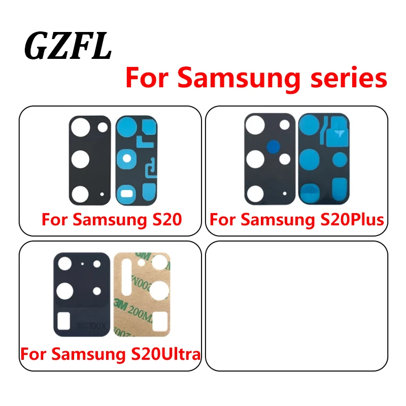 Rear Back Camera Glass Lens With Glue Adhesive For Samsung S20 Plus Ultra Repair Parts