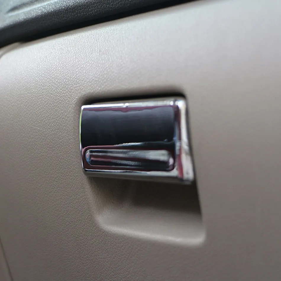 Glove Box Handle Trim Sticker for Ford Focus 2 MK2 2005 2006 2007 2008 2009 2010 2011 Glove Compartment Handle Decor Cover