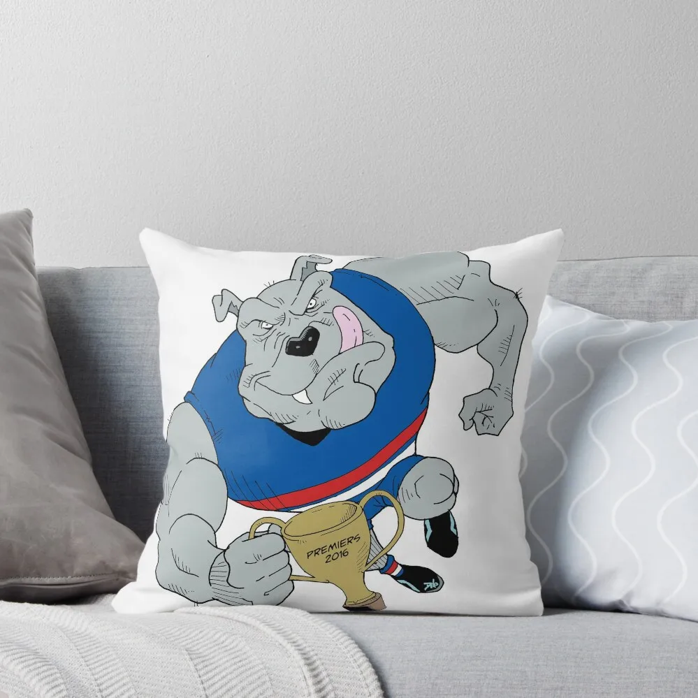 

Bulldogs Premiers Throw Pillow Decorative pillow case pillow cover luxury luxury sofa pillows