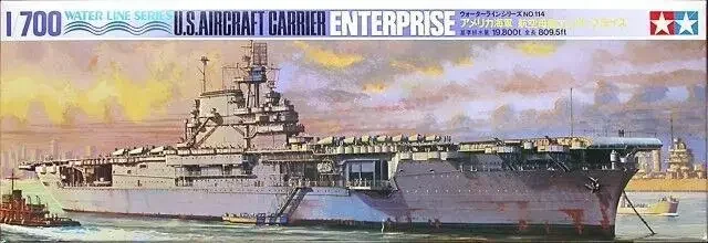 

Tamiya 77514 Комплект модели 1/700 Американский авианосчик USS Enterprise CV-6 Big E