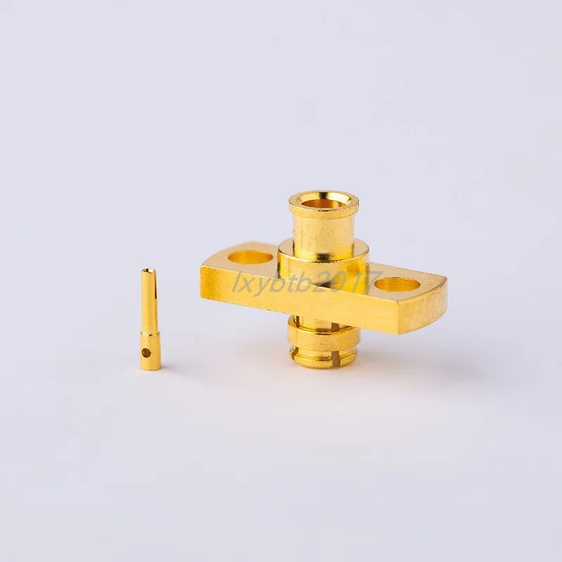 

SMP-KFB2 RF connector two-hole flange hole spacing 8.3mm suitable for RG405 matching semi-steel semi-flexible 086