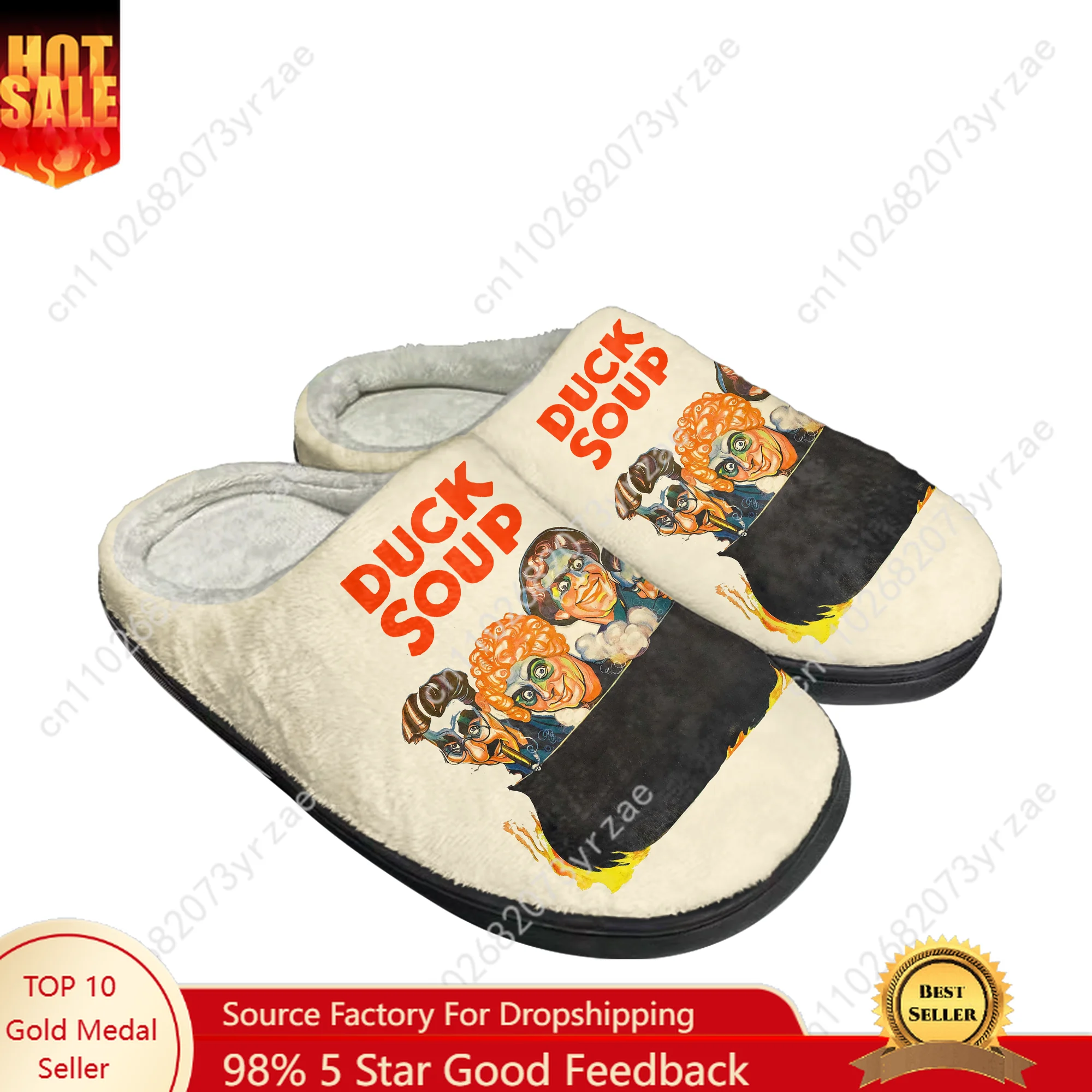 

Duck Soup Cotton Shoe Family Slipper Men Women Teenagers High Quality Fashion Plush Indoor Casual Warm Shoe Customized Slipper