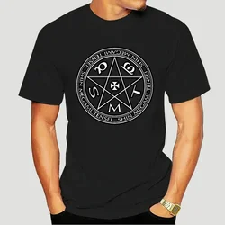 Demon Game Animation Print Pure Cotton Loose 2024 Summer Fashion Shin Crewneck Megami Tensei Persona Witch Men Pullover T-shirt