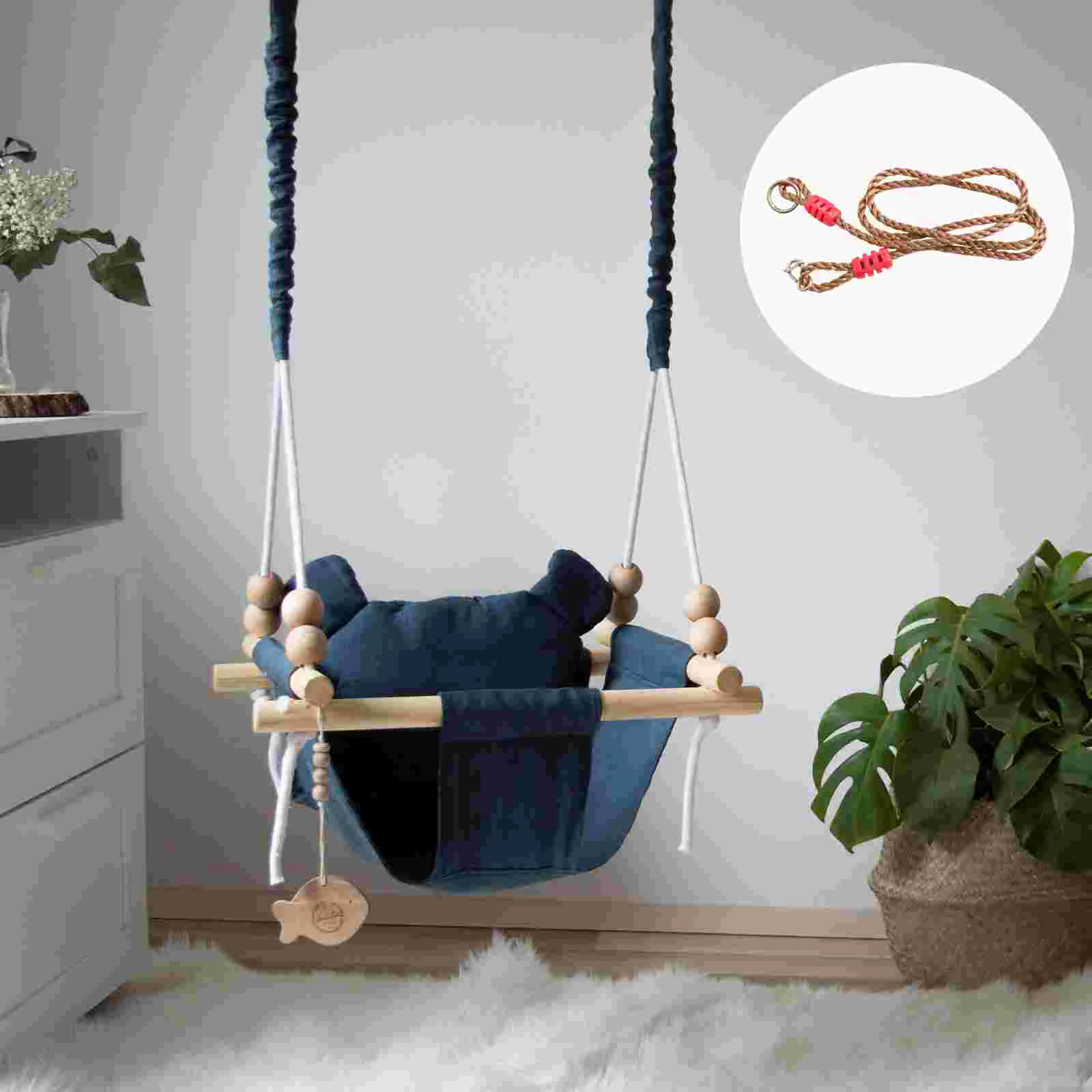 Kid Hangers Kit Adjustable Child Outdoor toy Rope Swing Hangers park hammock