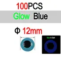 12mm 100pcs Blue
