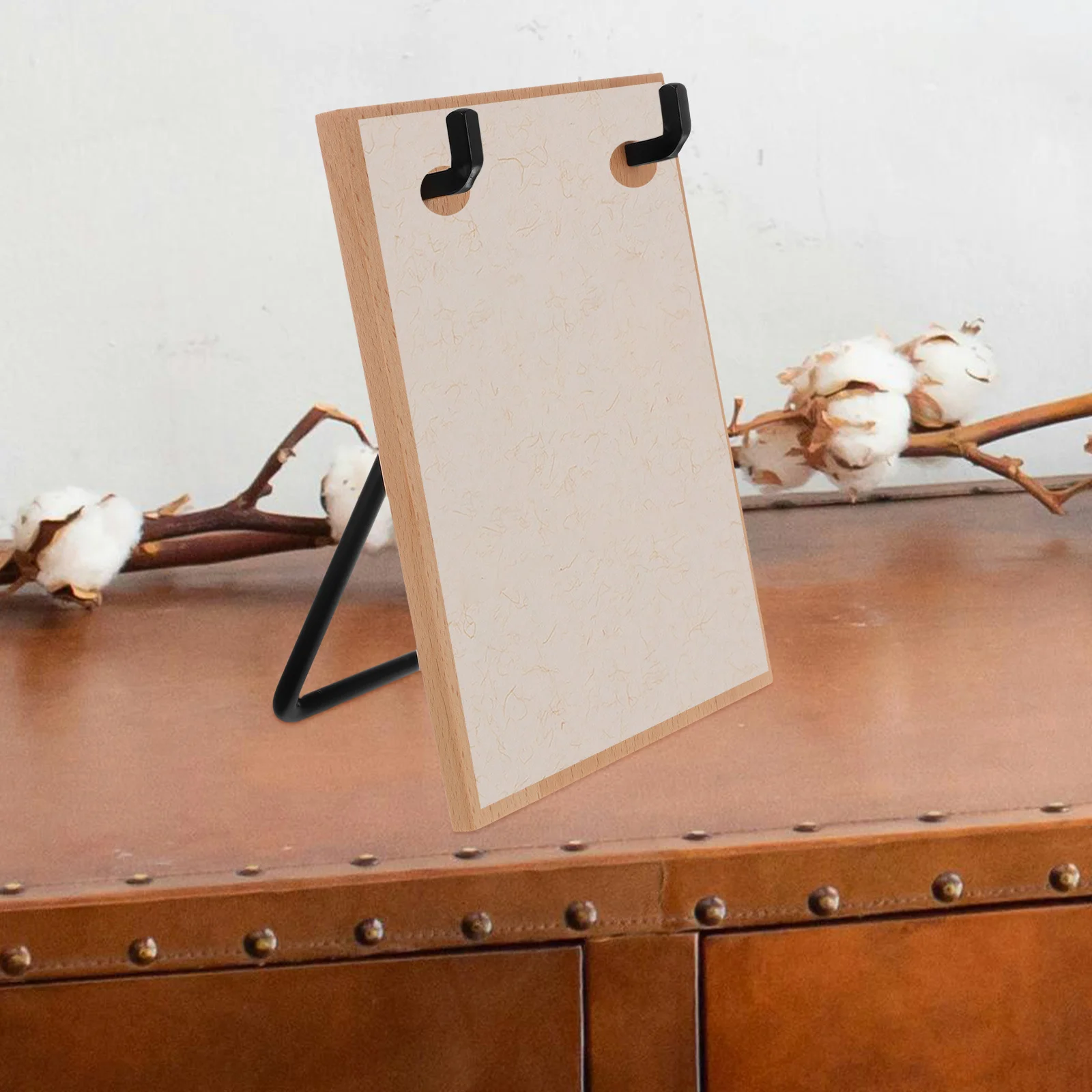 

Desk Calendar Base Supply Flip Support Holder Number Rack for Home Iron Accessory