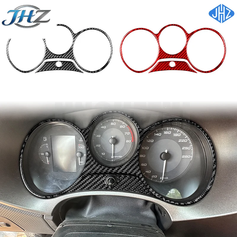 JHZ for Suitable For SEAT LEON 05-12 Speedometer Enclosure With 2 Pieces Of Universal True Carbon Fiber For Left And Right Drivi
