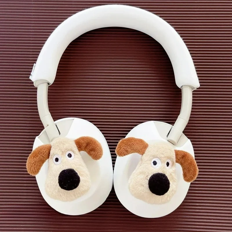 for Sony WH-1000xm4 Case Dog Headphone Case WH-1000xm5 Accessory Custom Cute Earphone Case Earmuffs Head Beam Protective Cover