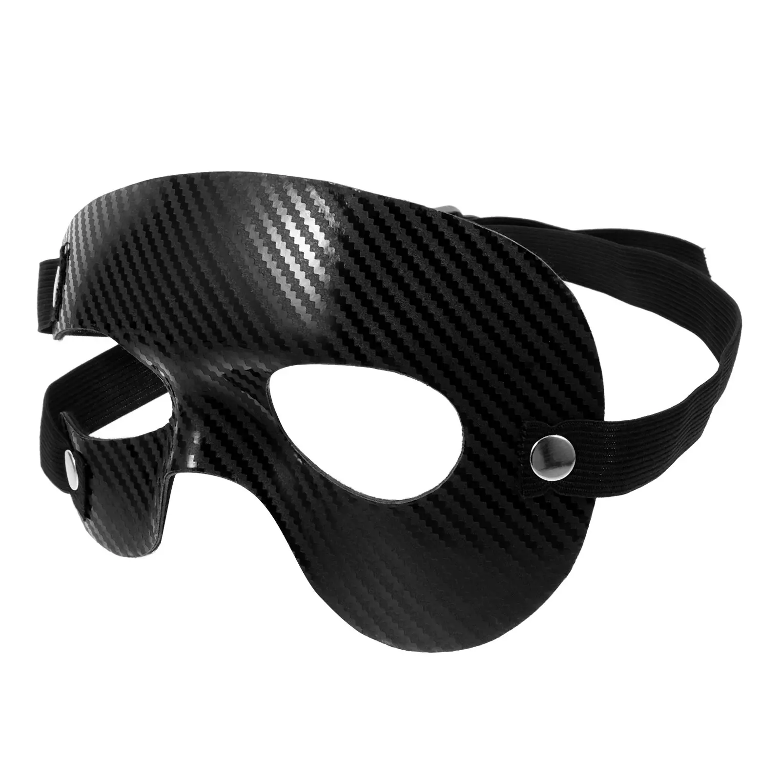 1 Piece Sports Face Protector Half Mask for Basketball Lightweight PVC with Elastic Strap Secure Fit for Various Head Sizes