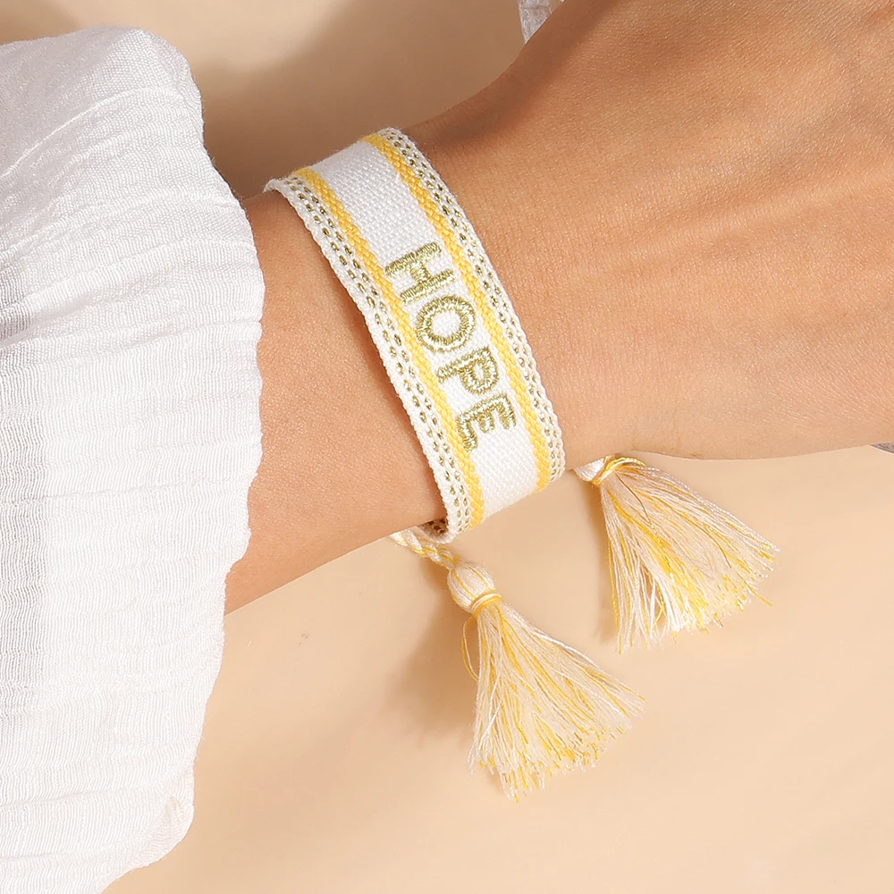 Aihua Heißer Verkauf Boho Bunte Handarbeit Gewebt Seil String Gestrickte Armband Armreifen Unisex Freundschaft Kinder Glück Schmuck Geschenke – Detail 15
