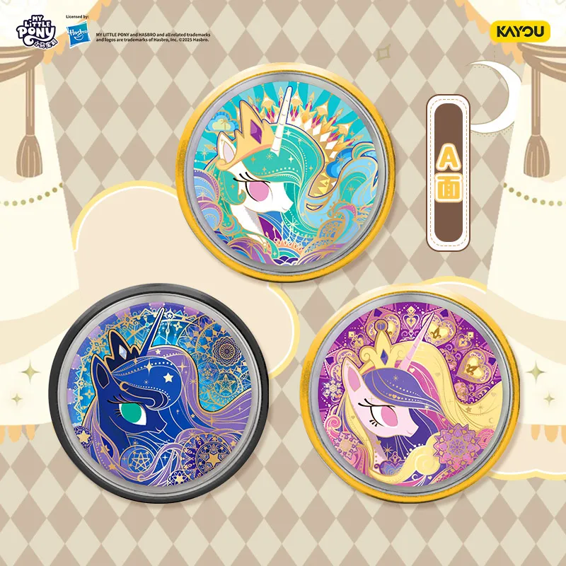 Official MLP Double-Sided Badge, Candy Theme Two-Tone Design, High-Quality Metal, Versatile Decor for Clothes & Bags,Best Seller - Image 3