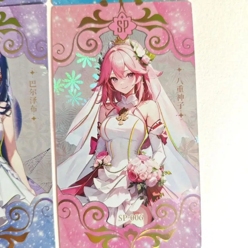 Goddess Story Wedding card Keqiang Raiden Shogun Yae Miko Yoimiya Kamisato Ayaka boy Toy collection Birthday Christmas gift