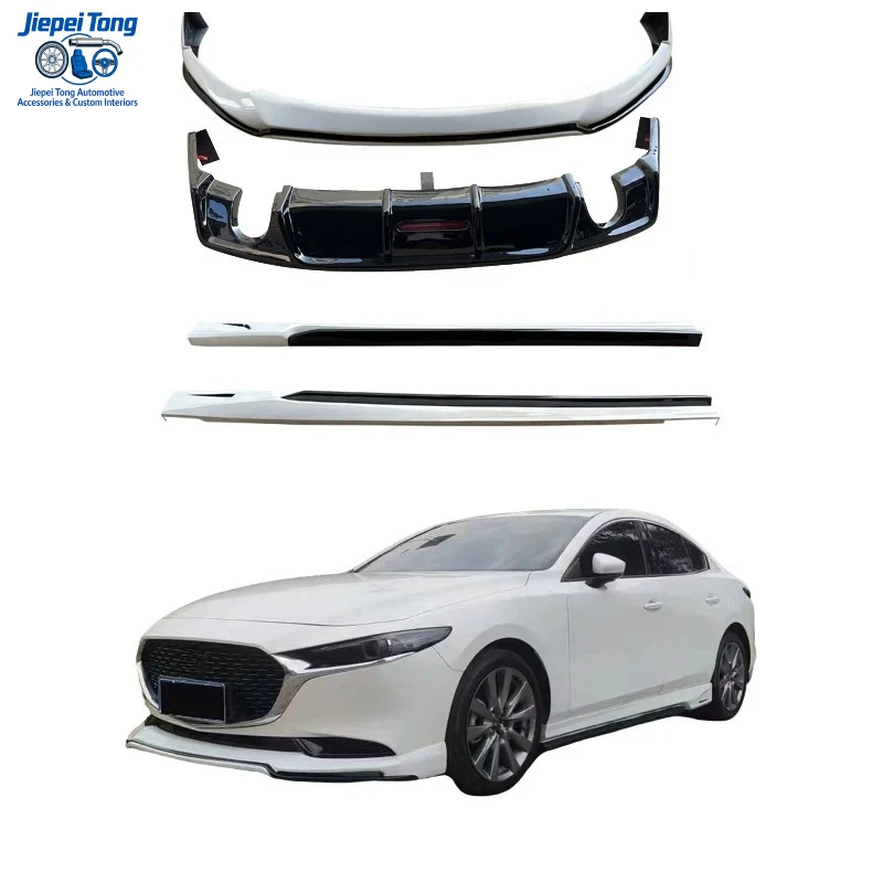 

Suitable For Mazda3 Axela(2019-2022) New Front Shovel Side Skirt Rear Lip Tail Saibote Modified Surround Body Kit