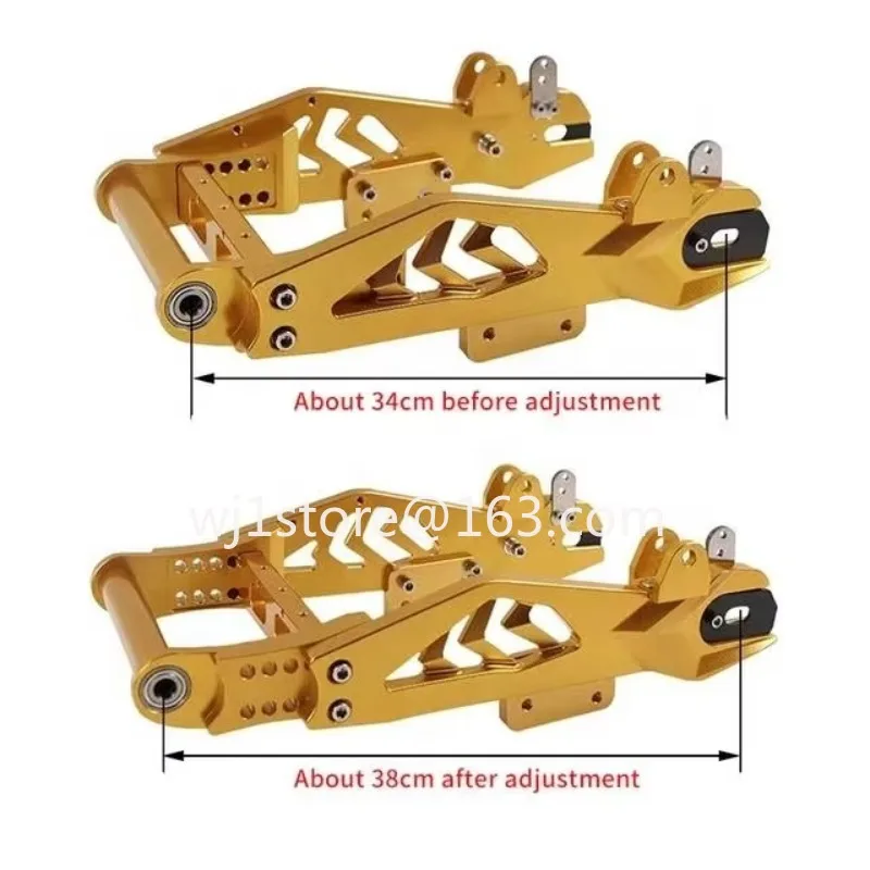 2026  motorcycle  modification accessories numerical control shaft drive 009 rear flat fork general aluminum rocker arm