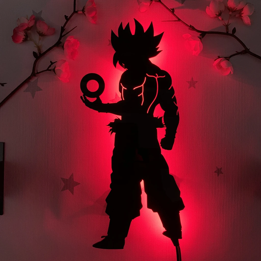 

ZK50 Creative Anime Luminous LED Wall Lamp Home Decoration Night Light JYD Customized Wall Lamp Bedroom Ambience Light