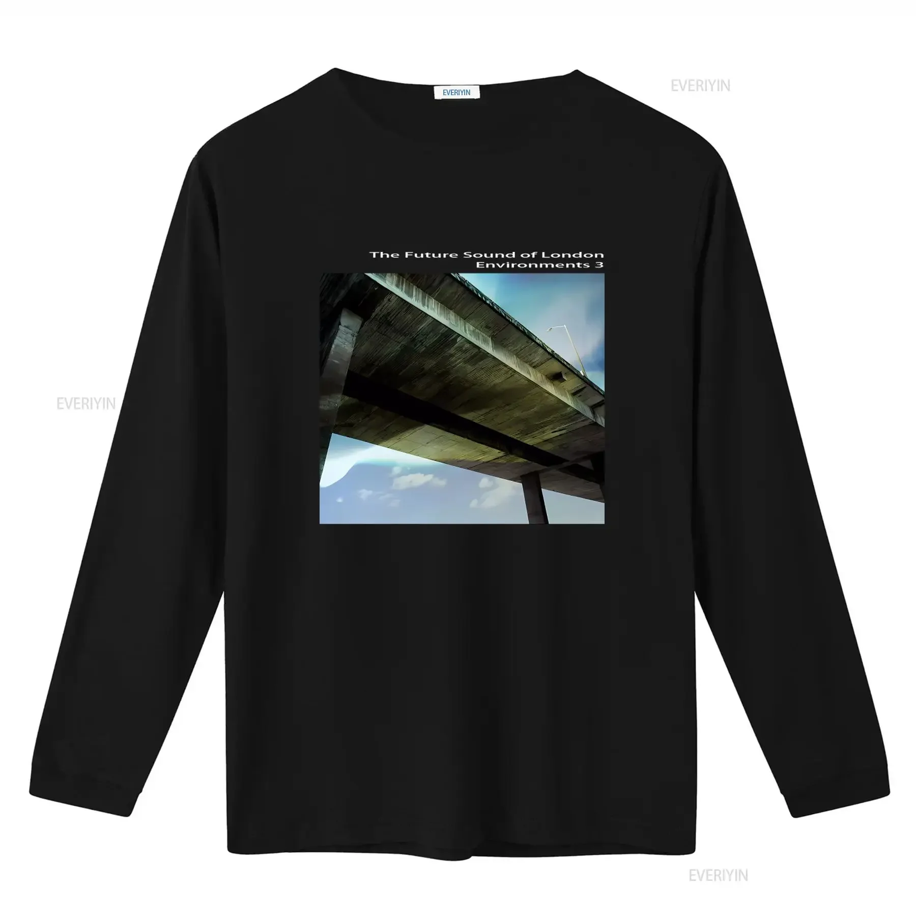 The Future Sound of London Environments 3 T Shirt Print Electronic Style Men's Fashion vintage Washed streetwear Stylish