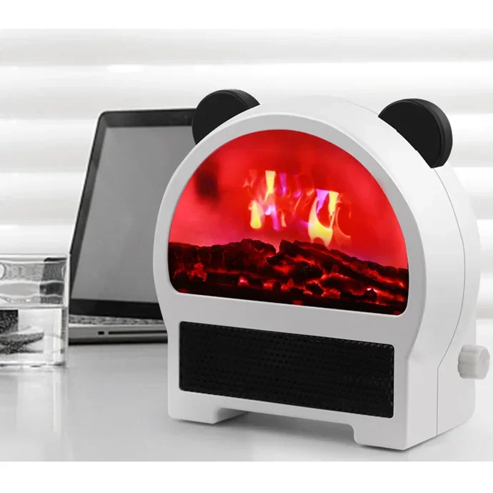 Hot Sale mini Electric Fan Heater 2000w with Simulation fire Flame