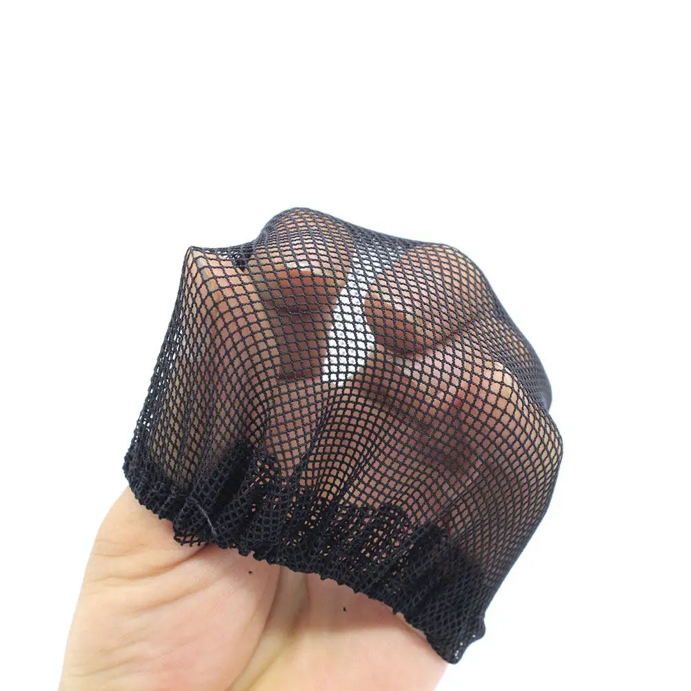 

10Pcs Elastic Ballet Dancer Hairnet Lace Snood Adjustable Hair Bun Cover Professional Women Hair Accessories Invisible Hairnet