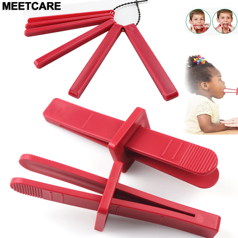 Kau-Beißring-Röhre oder Kiefertrainer, sensorische Sprachmassage für Erwachsene und Kinder, Sprachtherapie, orales Muskeltraining, Autismus, Sprach