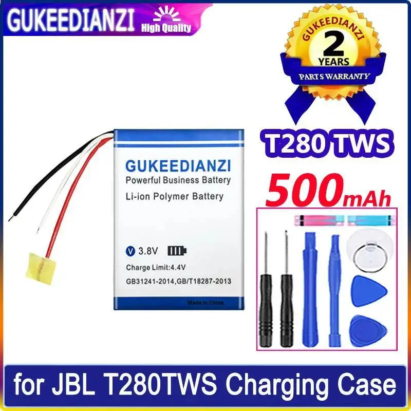 

Аккумулятор для наушников T280, зарядное устройство 500 мАч для Jbl T280TWS, чехол для зарядки беспроводной Bluetooth-гарнитуры